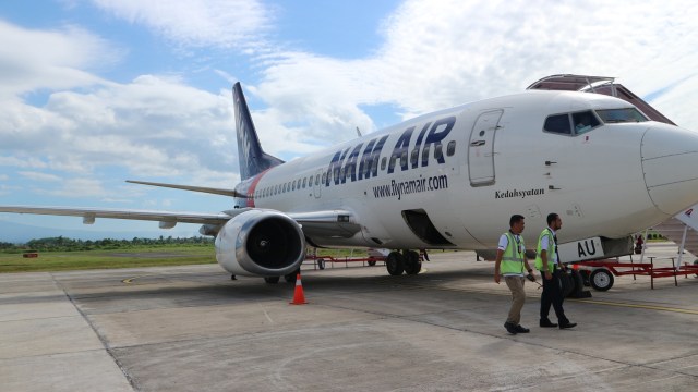 Pesawat NAM Air (Foto: Ulfa/kumparan)