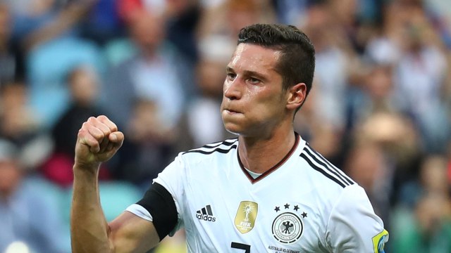 Draxler di Piala Konfederasi bersama Jerman. (Foto: Reuters/Kai Pfaffenbach)