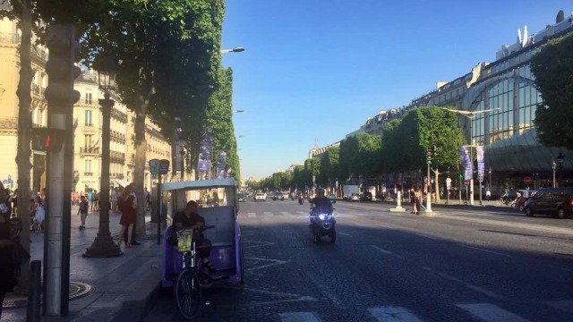 Situasi Champs-Elysees Avenue (Foto: Dok. Said Didu)