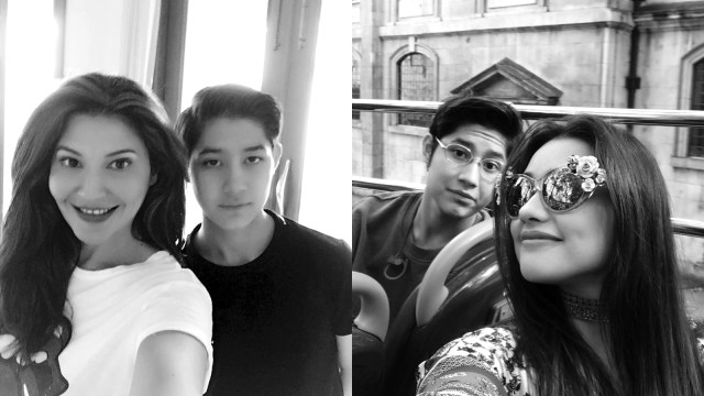 Teuku Rassya bersama ibu kandung dan tirinya. (Foto: Instagram @teukurassya)