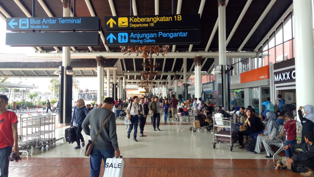 Situasi Terminal 1 B di Bandara Soekarno-Hatta (Foto: Amanaturrosyidah/kumparan)