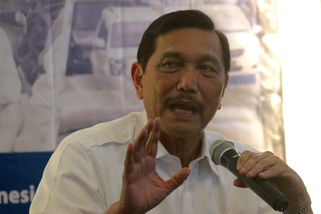 Menko Bid. Kemaritiman Luhut Binsar Panjaitan (Foto: Fanny Kusumawardhani/kumparan)