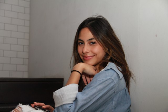 Putri aktor Jeremy Thomas, Valerie Thomas. (Foto: Munady Widjaja/kumparan)