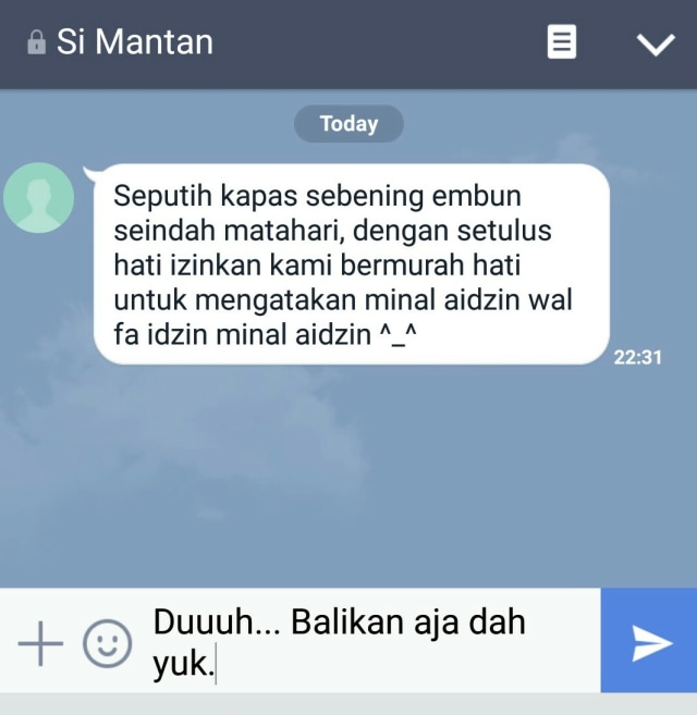 Apakah minta maaf = balikan? (Foto: Istimewa)