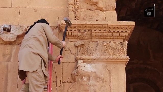 Penghancuran Hatra (Foto: ISIS)