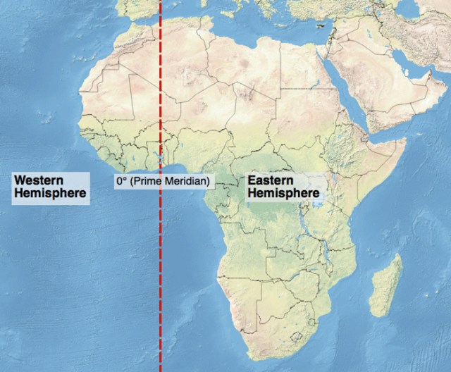 Afrika Terletak di Empat Belahan Bumi