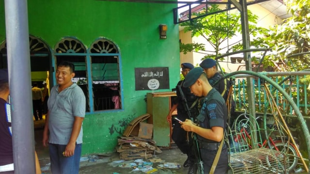 Rumah pelaku teror Mapolda Sumut. (Foto: Ridho Robby/kumparan)