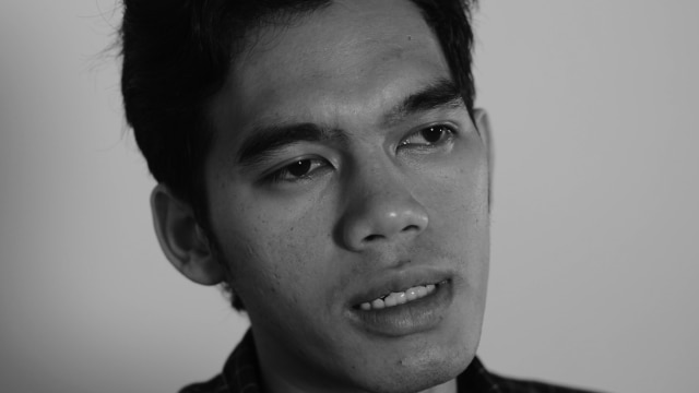 Adit bercerita soal keluarganya yang beda agama (Foto: Cornelius Bintang)