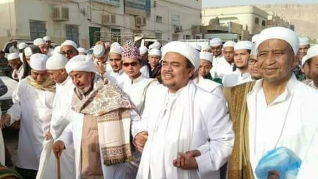 Habib Rizieq di Yaman. (Foto: dok. Buchari Muslim)