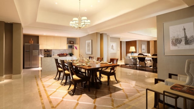 Presidential suite dinning room (Foto: hoteltentrem.com)