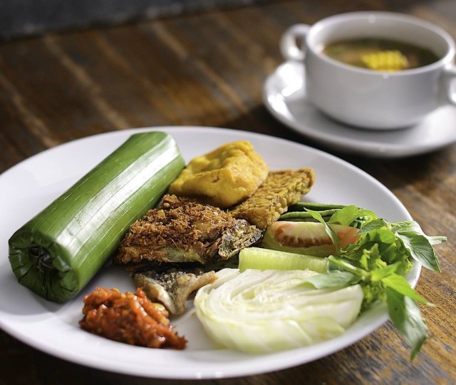 Nasi timbel, Grand Garden Resto (Foto: Instagram/grandgardencafe)