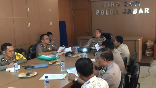 Karo Dalpers Brigjen Pol Sudarsono pimpin evaluasi (Foto: Dok. Mabes polri)