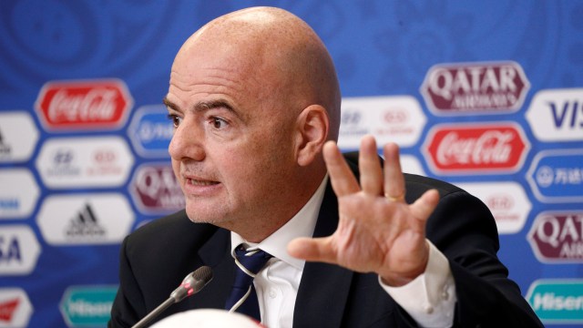 Presiden FIFA, Gianni Infantino. (Foto: Reuters/Maxim Shemetov)