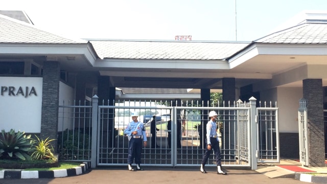 Pengamanan di bandara Halim. (Foto: Kelik Wahyu Nugroho/kumparan)