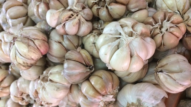 Bawang Putih Lokal asal Jawa Tengah (Foto: Kelik Wahyu/kumparan)
