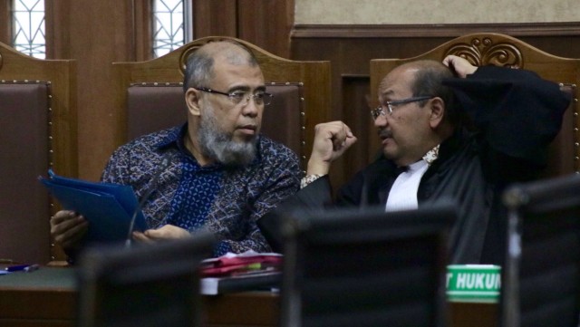 Sidang terdakwa Patrialis Akbar dan Kamaludin (Foto: Fanny Kusumawardhani/kumparan)