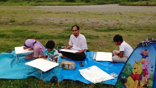 Khoirul Anwar bersama anak-anaknya. (Foto: Dok. Khoirul Anwar)