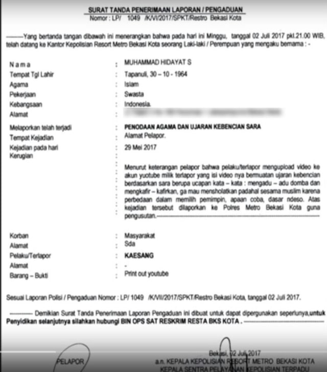 Kaesang dilaporkan ke polisi (Foto: Istimewa)