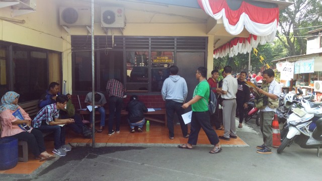 Suasana Polsek Kebayoran Lama (Foto: Akbar Ramadhan/kumparan)
