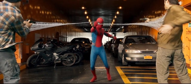 Beragam bentuk jaring bisa dikeluarkan Spidey (Foto: Sony Pictures)