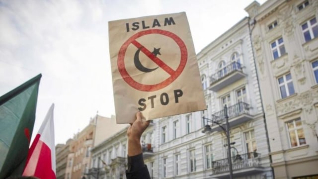 Demo Anti-Islam di Polandia (Foto: Reuters)