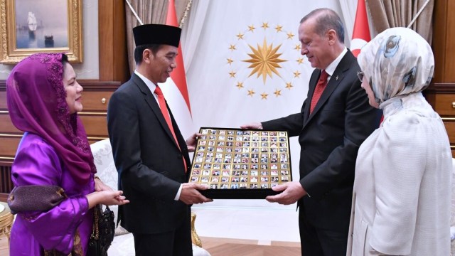 Presiden Joko Widodo dan Presiden Erdogan (Foto: Laily Rachev - Biro Pers Setpres)