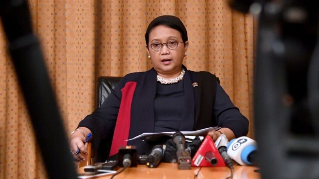 Menlu Retno di Jerman. (Foto: Dok. Laily Rachev -Biro Setpres)