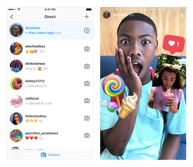 Fitur baru membalas Instagram Stories dengan foto. (Foto: Instagram)