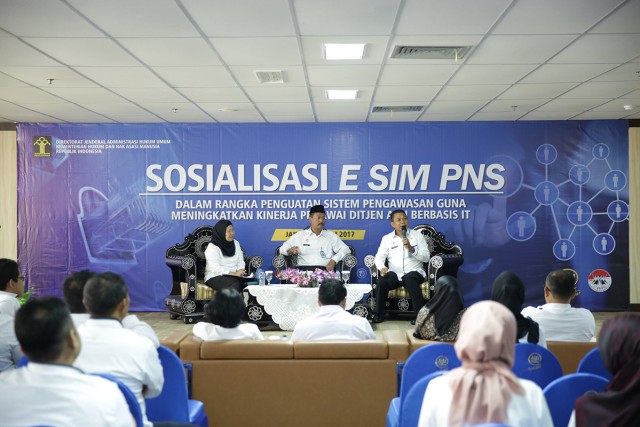 Ditjen AHU Kemenkumham Terapkan Aplikasi e-SIM PNS, Solusi Pengawasan PNS Disiplin Bekerja