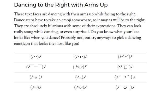 10000 Emoticon Lucu dan Unik di Japanese Emoticons (1)