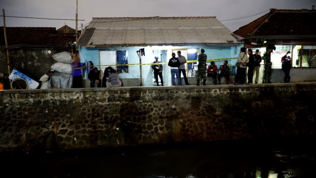Kontrakan pelaku bom panci Bandung (Foto: Antara/Agus Bebeng)