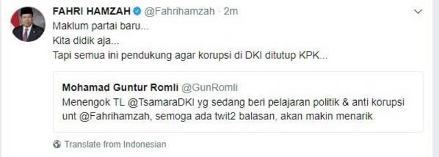 Anak Bau Kencur, Fahri Hamzah, dan KPK (1)