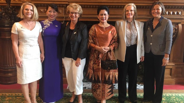 Ibu Negara Iriana Widodo di Hamburg, Jerman (Foto: Dok. Istimewa)