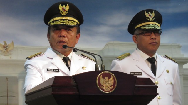 Irwandi Yusuf dan Nova Iriansyah (Foto: Yudhistira Amran/kumparan)