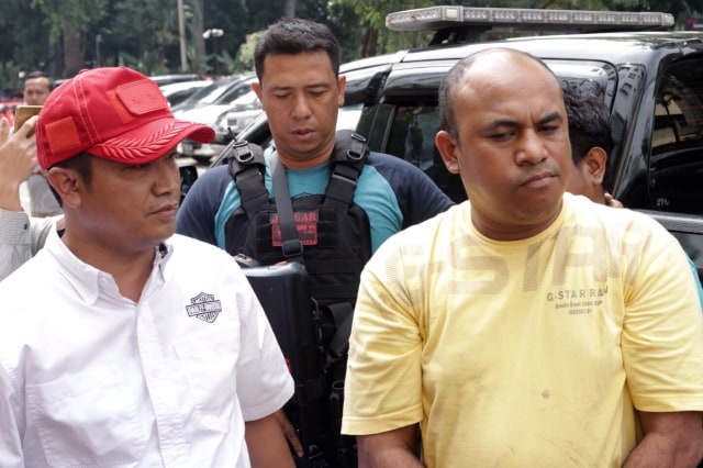 Pelaku penganiayaan dan pengeroyokan Hermansyah (Foto: Fanny Kusumawardhani/kumparan)