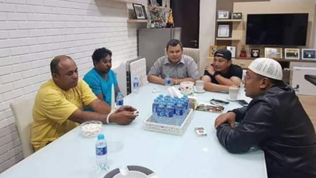 Pengeroyok Hermansyah diperiksa polisi (Foto: Istimewa)
