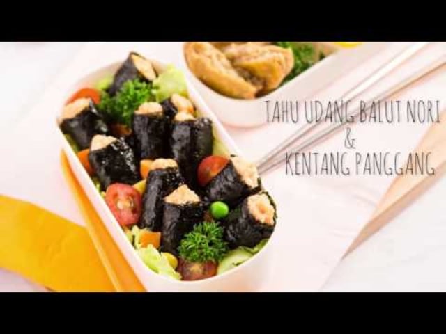 Happy Meal: Tahu Udang Balut Nori Dan Kentang Panggang