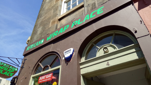 Africano Wrap Place di Edinburgh. (Foto: Maria Sattwika Duhita/kumparan)