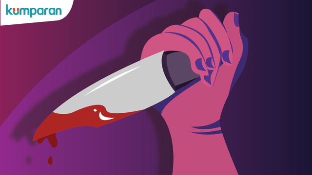 Ilustrasi Penusukan (Foto: Andina Dwi Utari/kumparan)