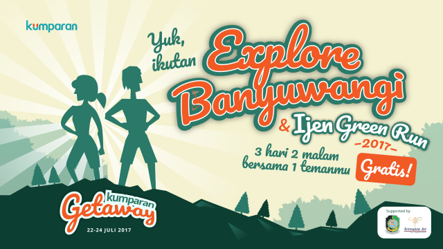 kumparan Getaway "Explore Banyuwangi & Ijen Green Run 2017"
