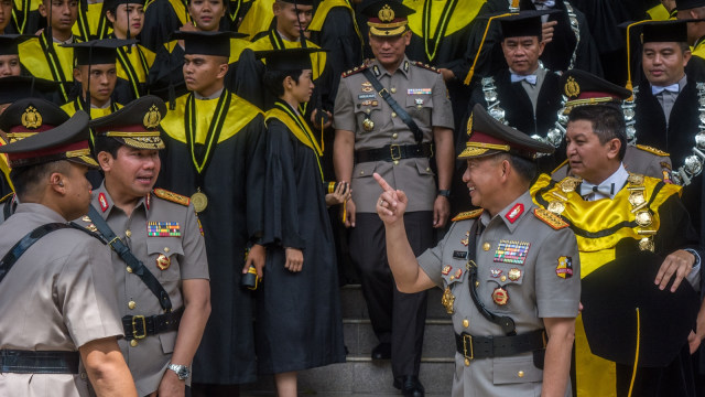 Wisuda Taruna Akpol (Foto: Antara/Aji Styawan)