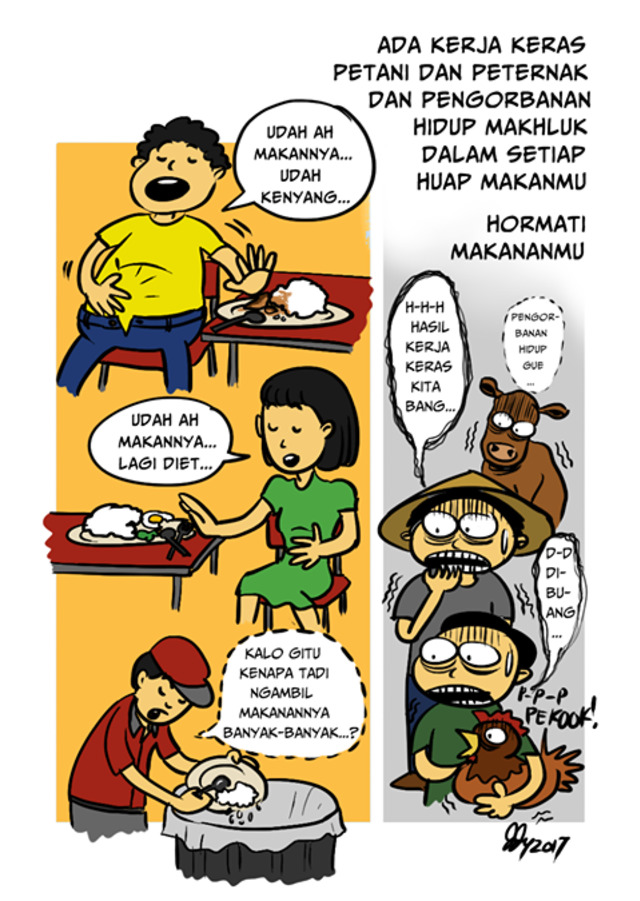 Membuang-buang Makanan #KaryaUntukPerubahan (1)