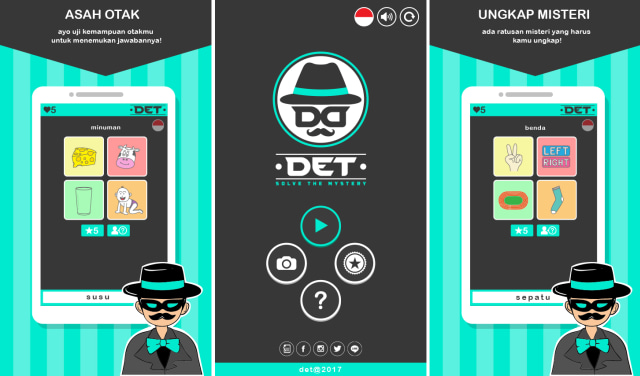 Game mobile DET:Solve The Mystery. (Foto: Kardus Imajinasi)