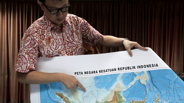 Peta Baru Indonesia (Foto: REUTERS/Beawiharta)