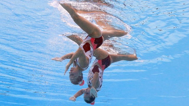 Olimpiade Renang Indah di Hungaria (Foto: REUTERS/Michael Dalder)