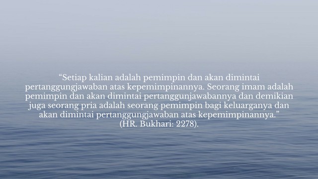 Pertanggungjawaban atas Kepemimpinan