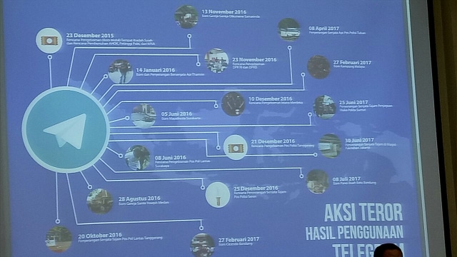 17 aksi teror pakai Telegram untuk komunikasi. (Foto: Jofie Yordan/kumparan)