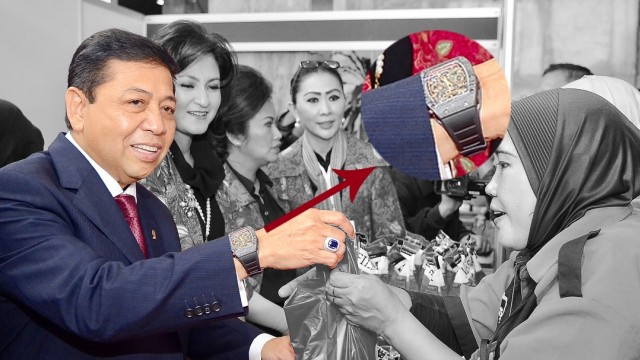 Jam tangan yang digunakan oleh Setya Novanto (Foto: Instagram/@s.setnov)