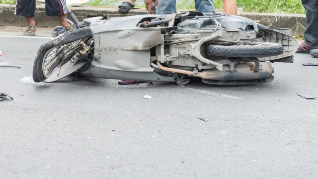 Ilustrasi kecelakaan motor (Foto: Thinkstock)
