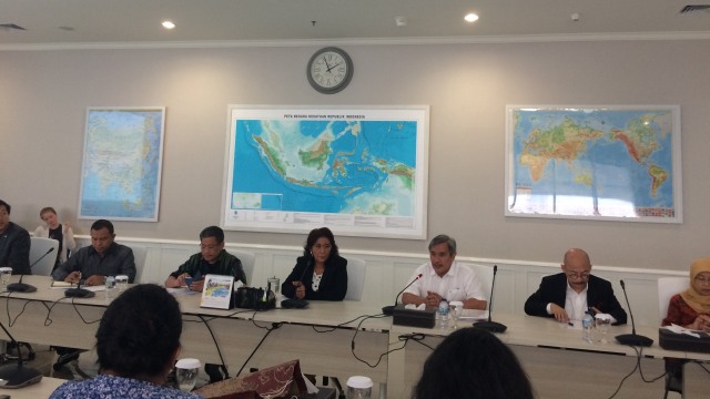 Menteri Susi rapat dengan Skytruth. (Foto: Kelik Wahyu Nugroho/kumparan)